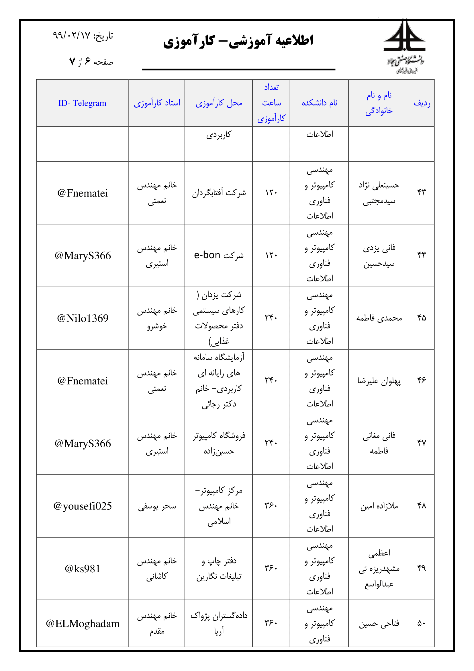 کاراموزی