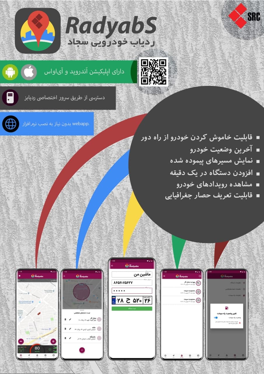 مرکز تحقیقات سجاد موفق به تولید انبوه ردیاب خودرویی RadyabS شد